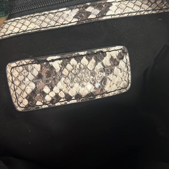 Steve Madden serpentine print small backpack - Picture 7 of 9